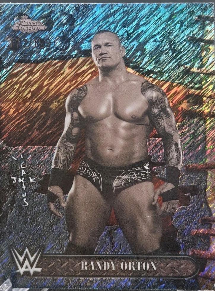 Randy Orton [Aqua Shimmer Refractor] #7