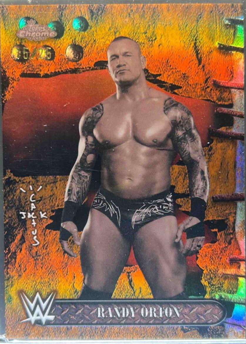 Randy Orton [Orange Refractor] #7