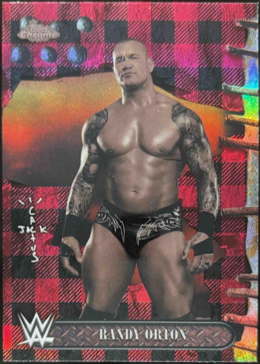 Randy Orton [Red Black Refractor] #7