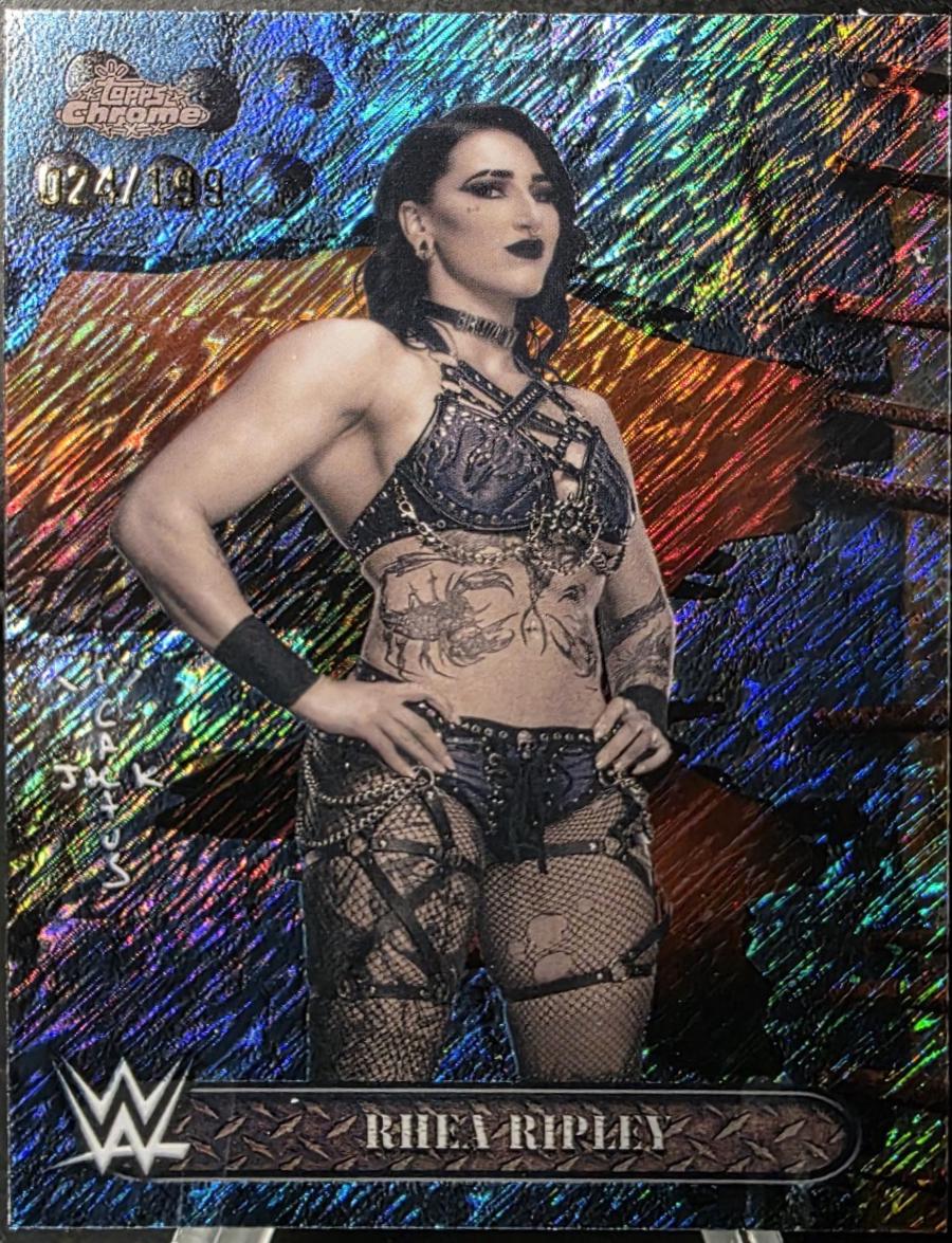 Rhea Ripley [Aqua Shimmer Refractor] #2