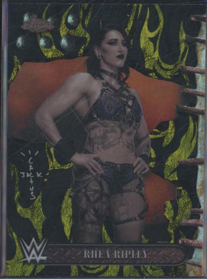 Rhea Ripley [Black Yellow Refractor] #2