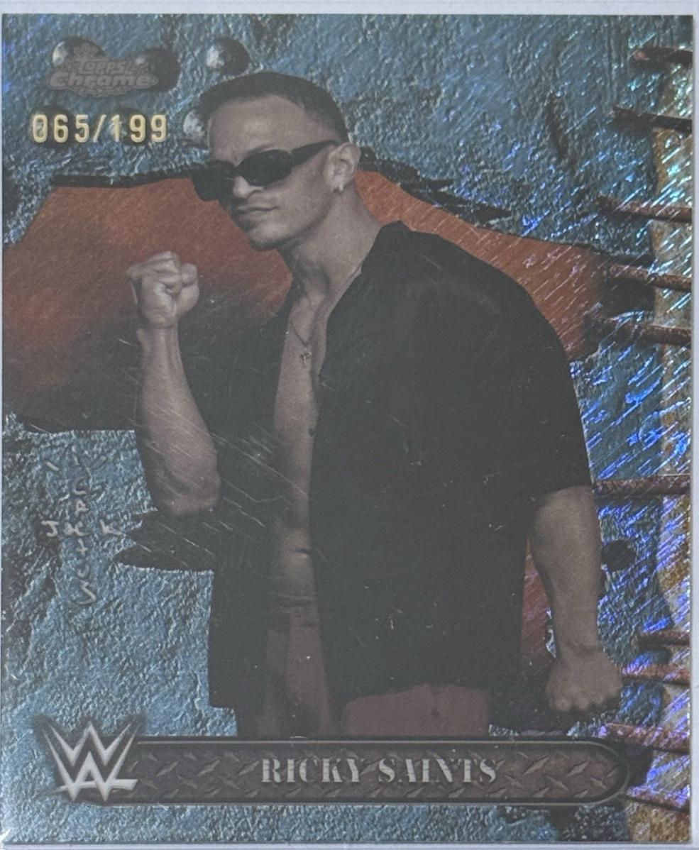Ricky Saints [Aqua Shimmer Refractor] #24
