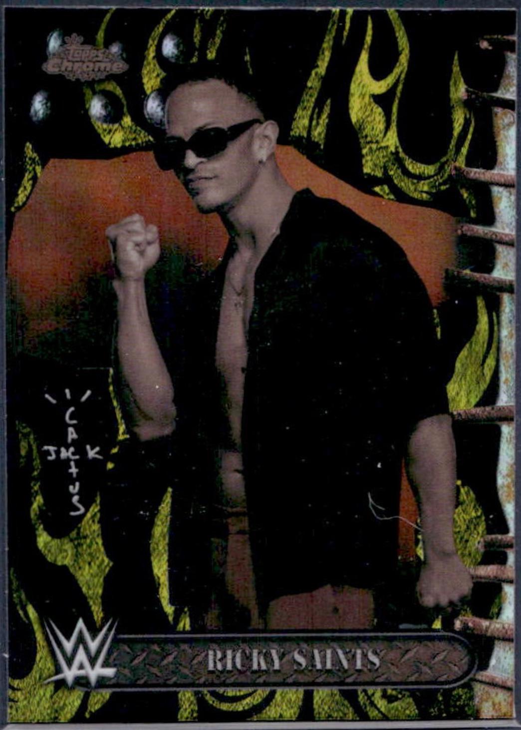 Ricky Saints [Black Yellow Refractor] #24