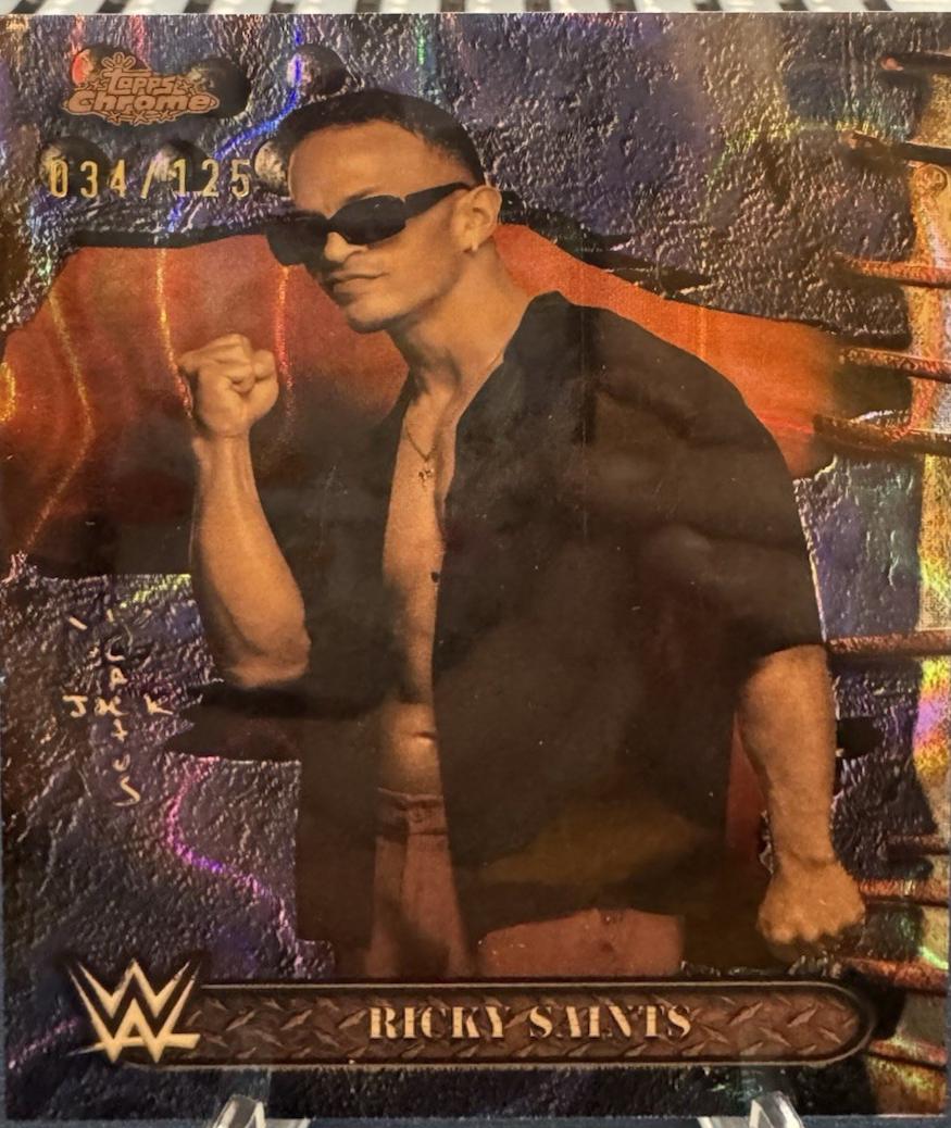 Ricky Saints [Blue Sonar Refractor] #24