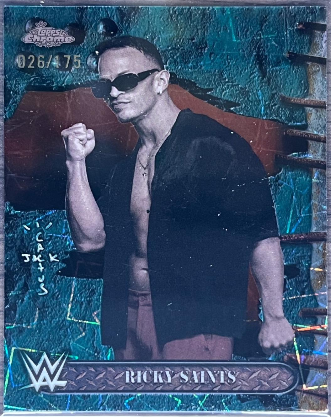 Ricky Saints [Teal Lasers Refractor] #24