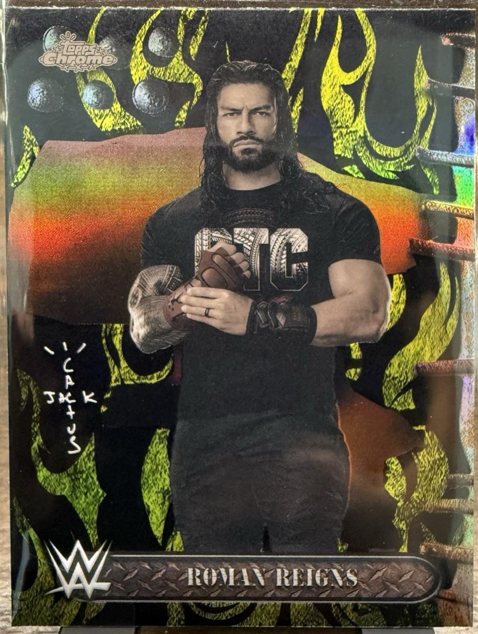 Roman Reigns [Black Refractor] #25