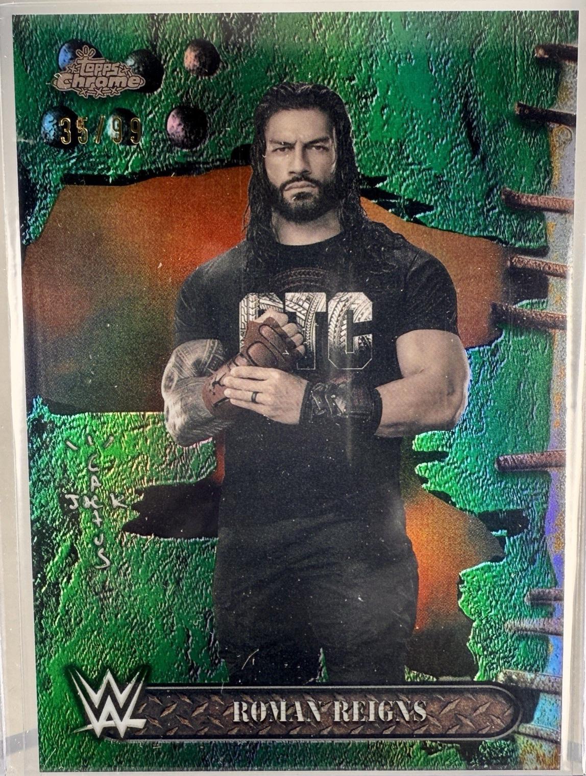Roman Reigns [Green Refractor] #25