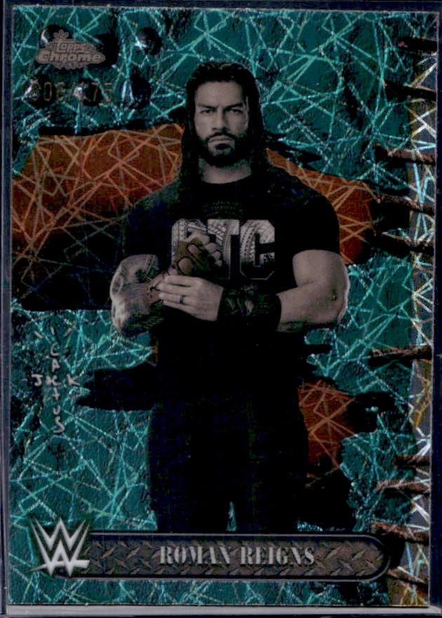 Roman Reigns [Teal Lasers Refractor] #25