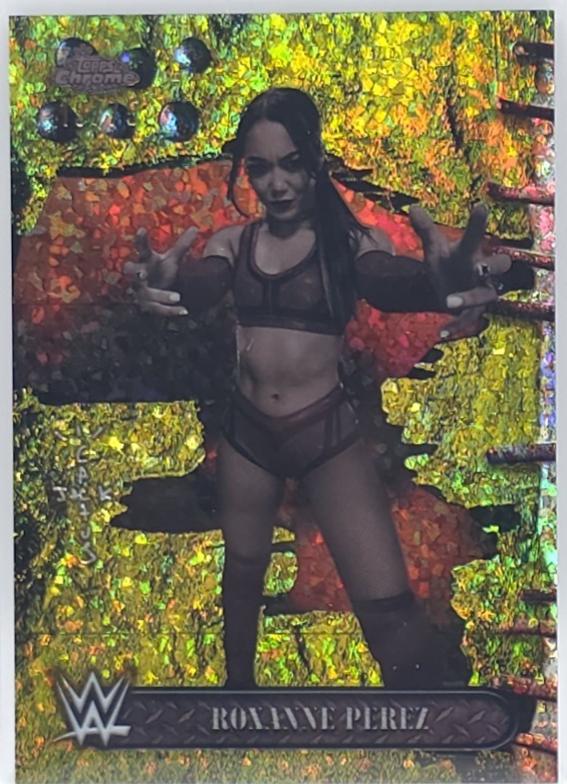 Roxanne Perez [Yellow Mini Diamonds Refractor] #27