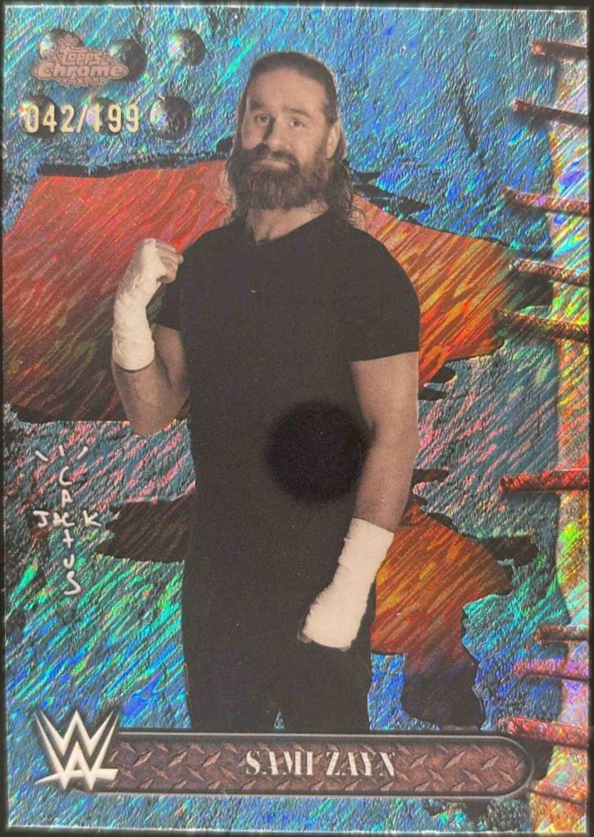 Sami Zayn [Aqua Shimmer Refractor] #72