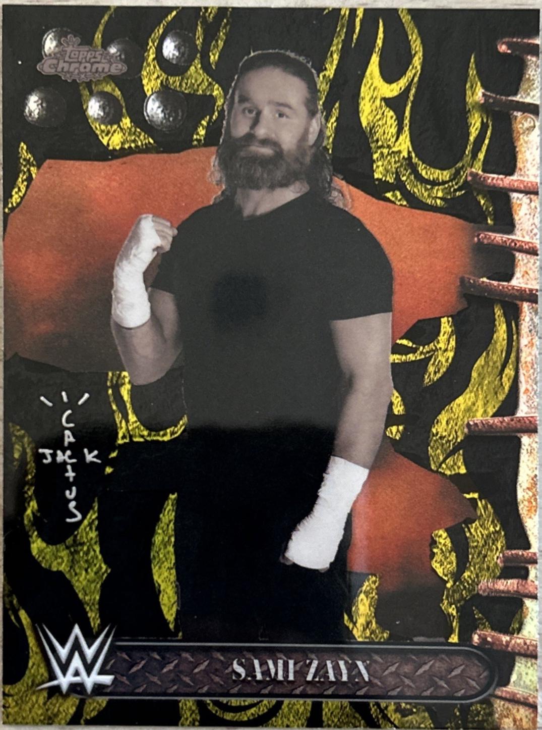 Sami Zayn [Black Yellow Refractor] #72