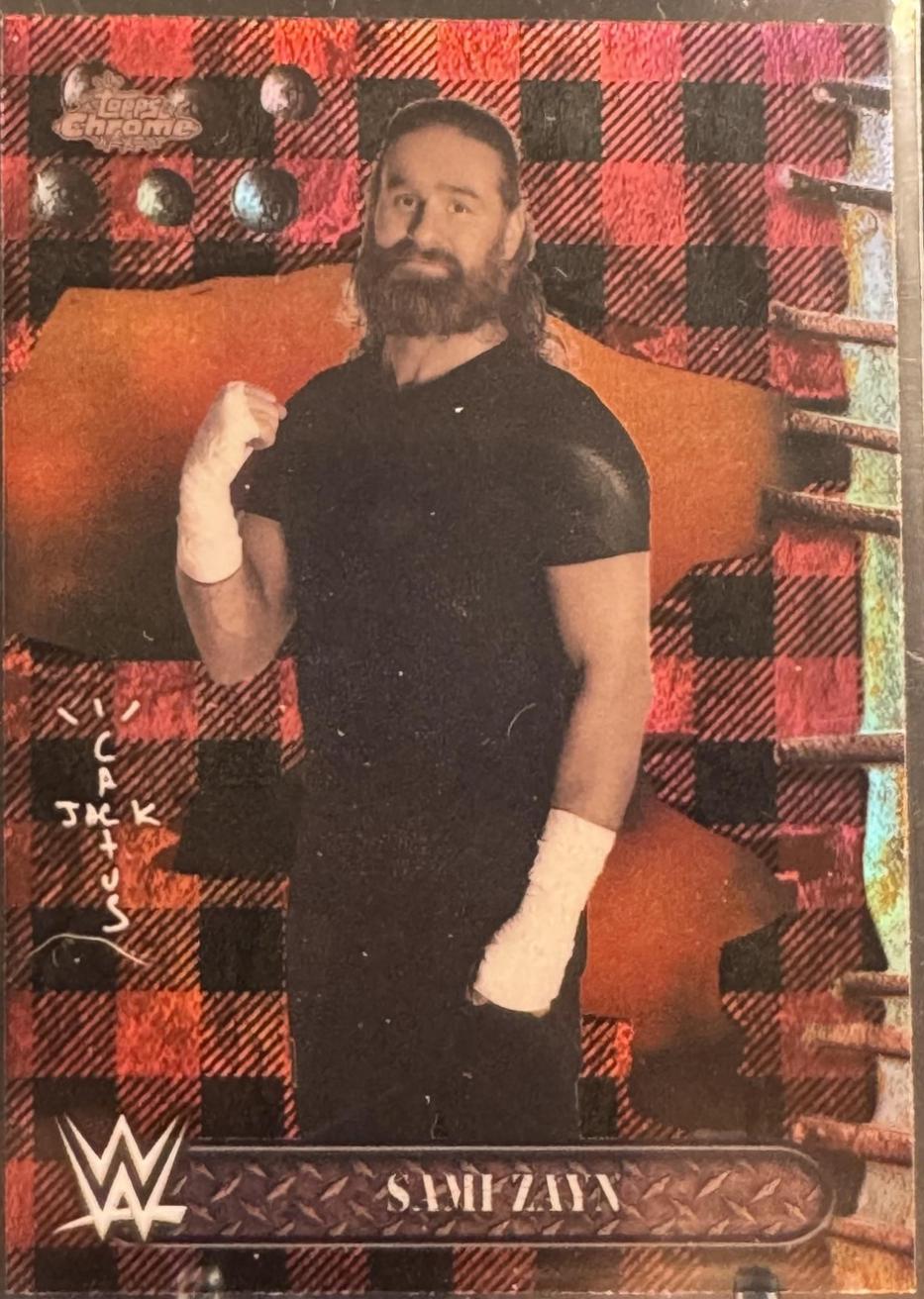 Sami Zayn [Red Black Refractor] #72