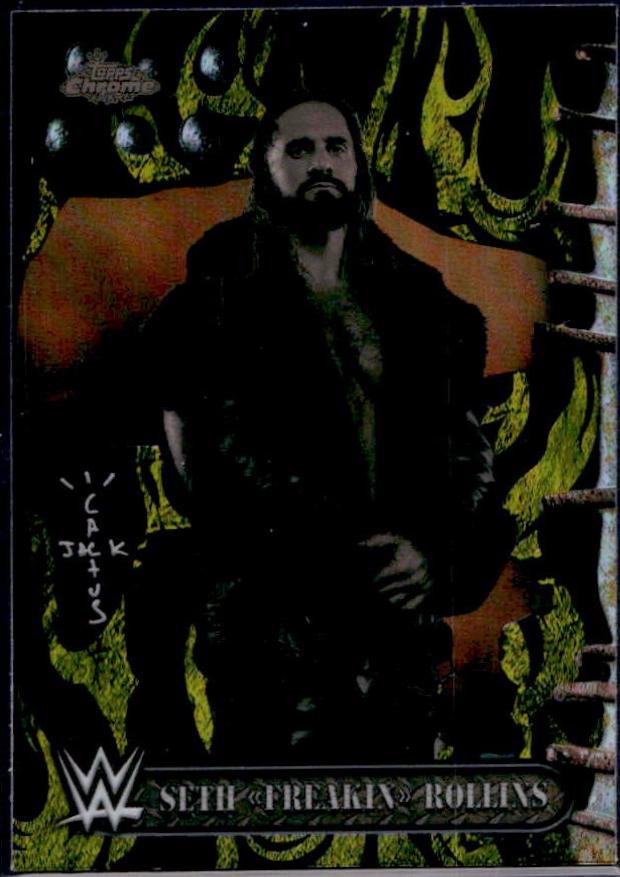 Seth Freakin Rollins [Black Yellow Refractor] #17