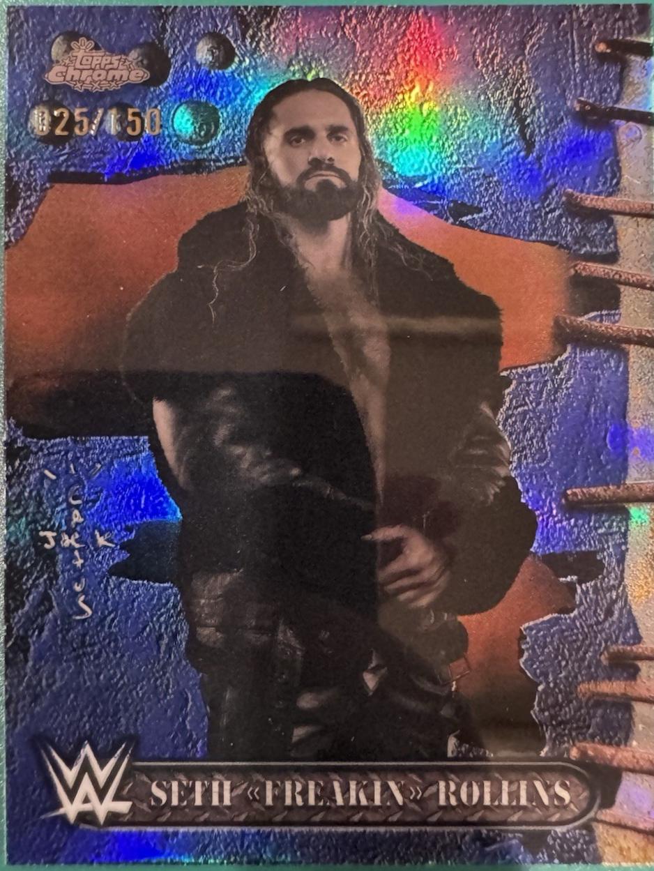 Seth Freakin Rollins [Blue Refractor] #17
