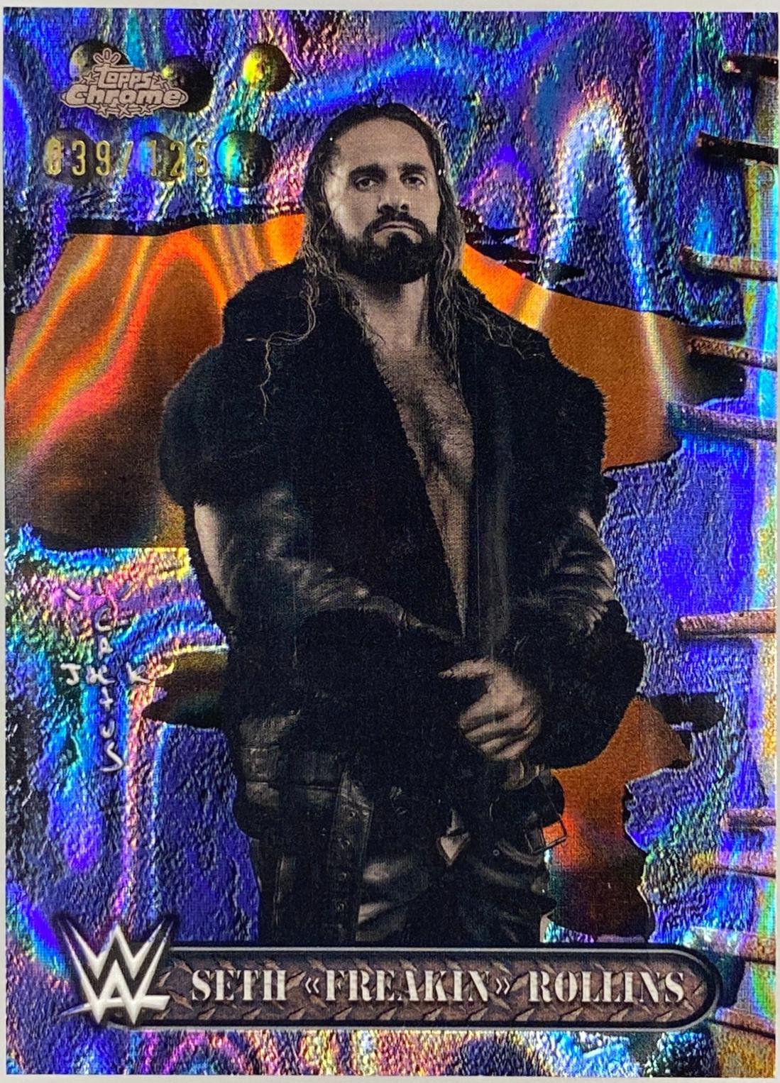 Seth Freakin Rollins [Blue Sonar Refractor] #17