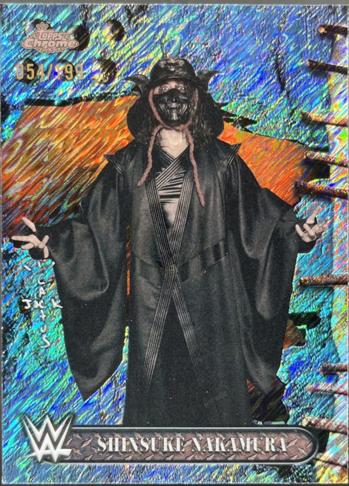 Shinsuke Nakamura [Aqua Shimmer Refractor] #41