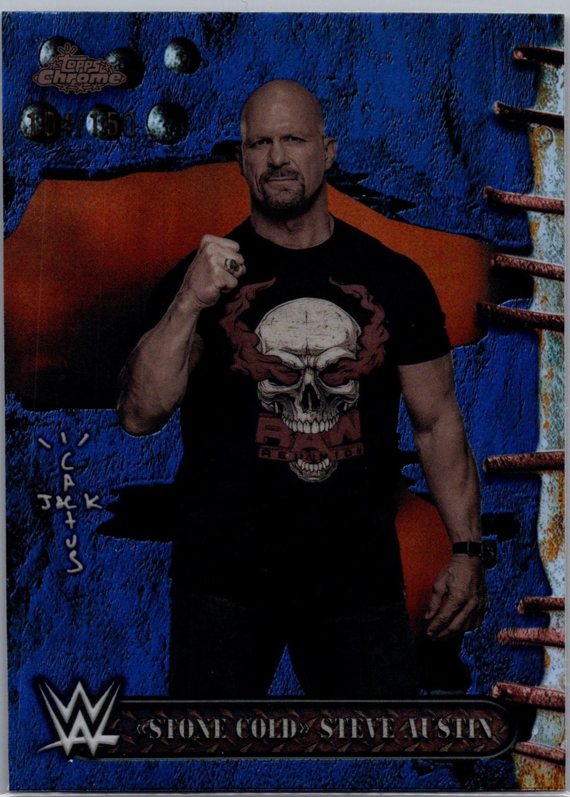 Stone Cold Steve Austin [Blue Refractor] #70