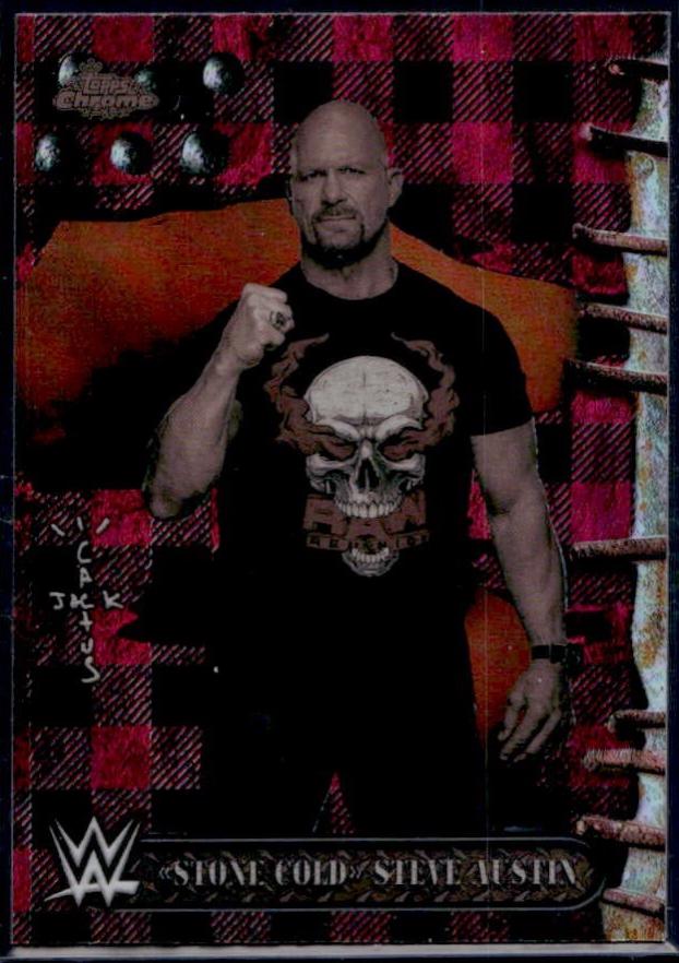 Stone Cold Steve Austin [Red Black Refractor] #70