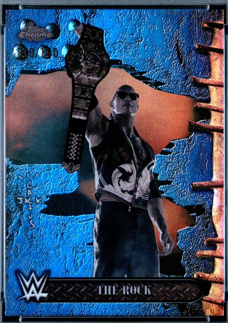 The Rock [Blue Refractor] #75