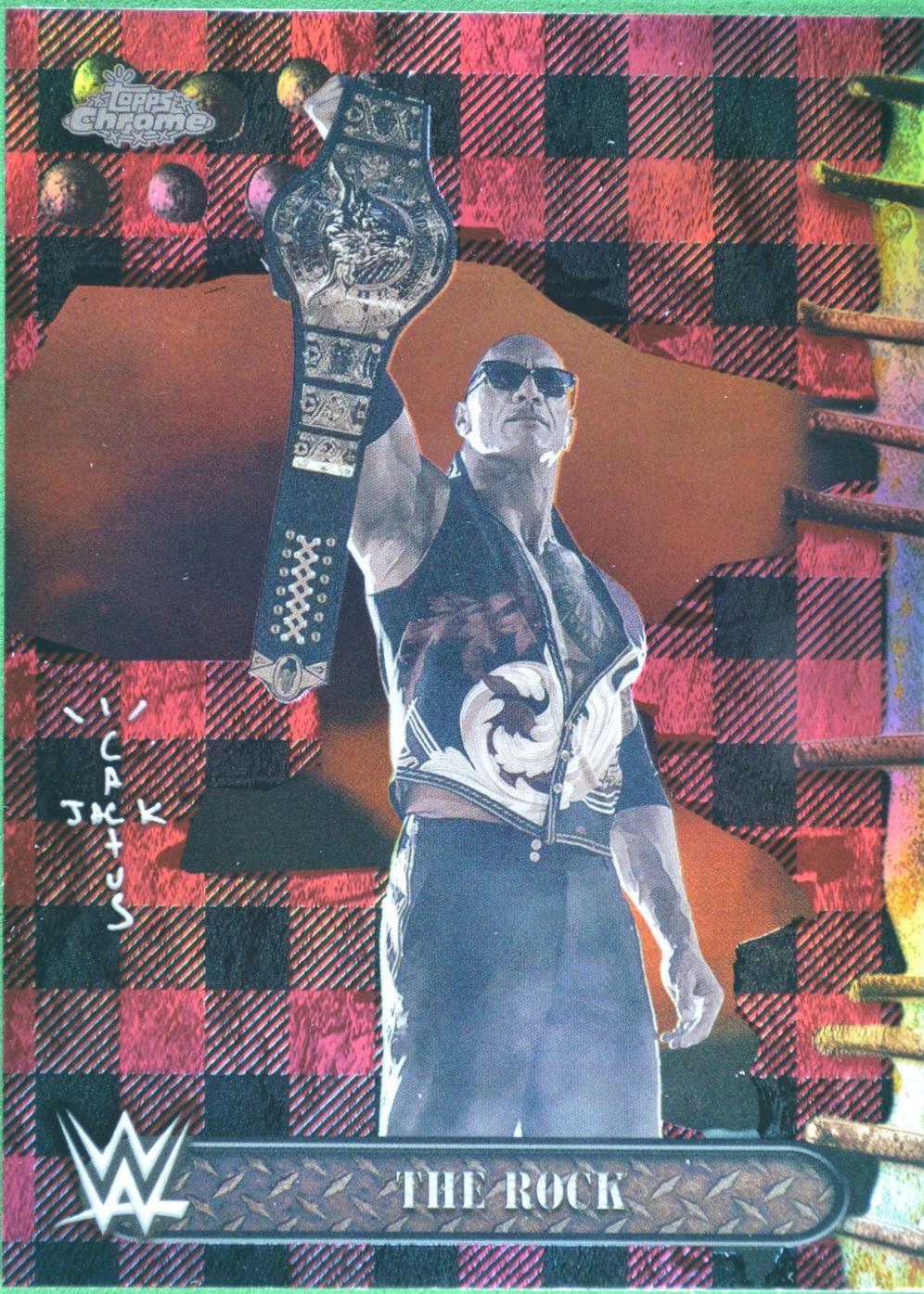 The Rock [Red Black Refractor] #75