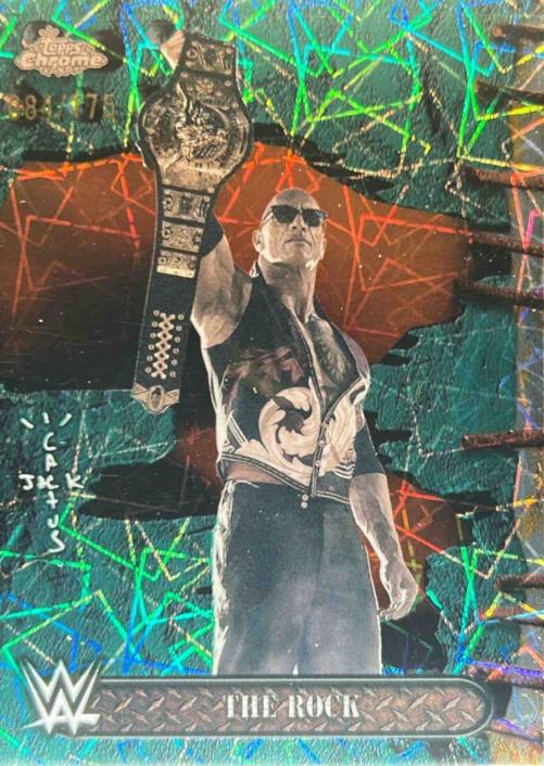 The Rock [Teal Lasers Refractor] #75