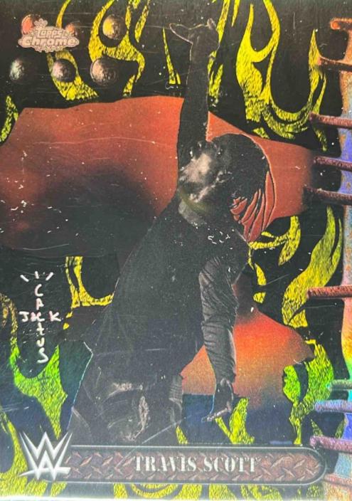 Travis Scott [Black Yellow Refractor] #100