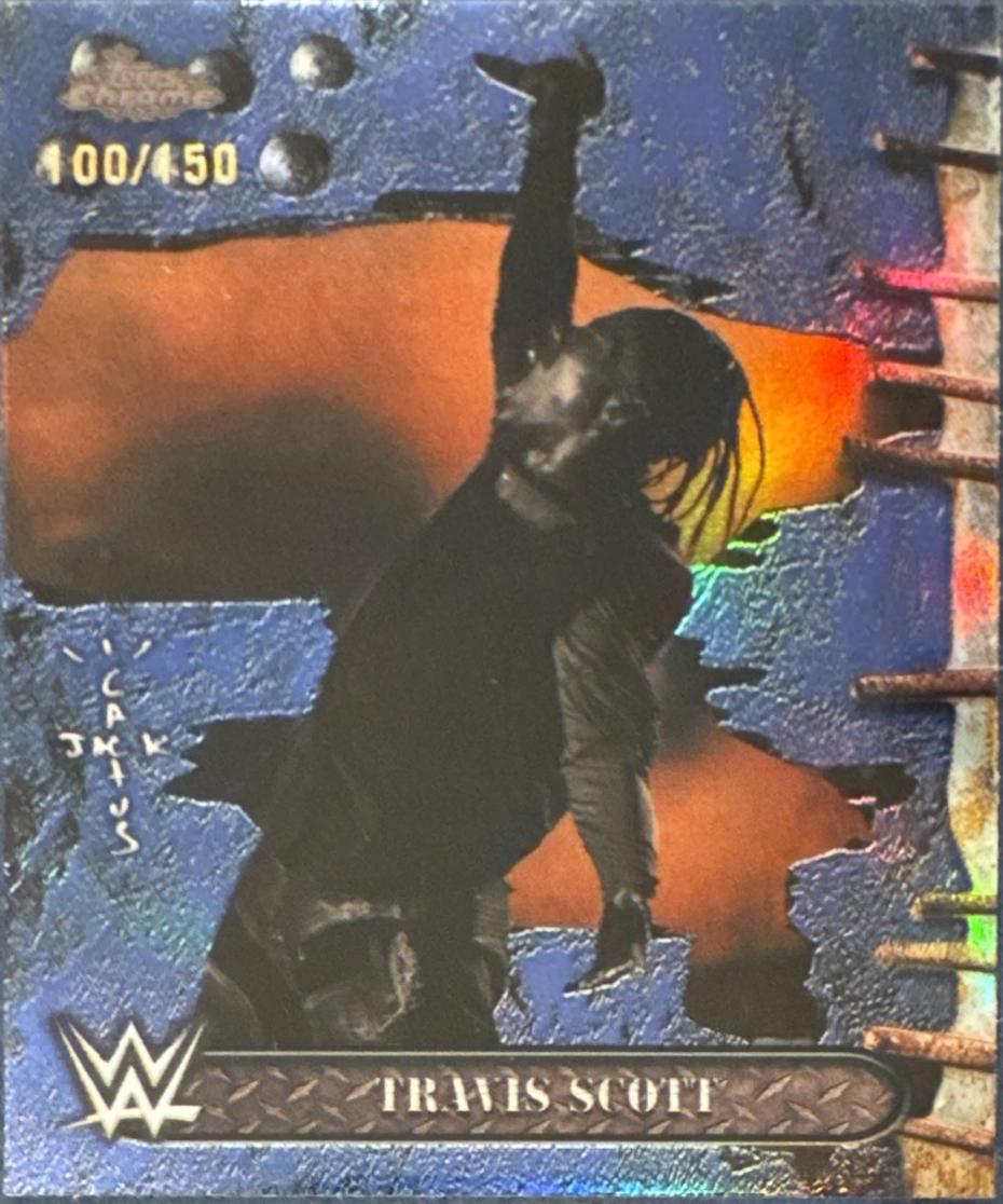 Travis Scott [Blue Refractor] #100
