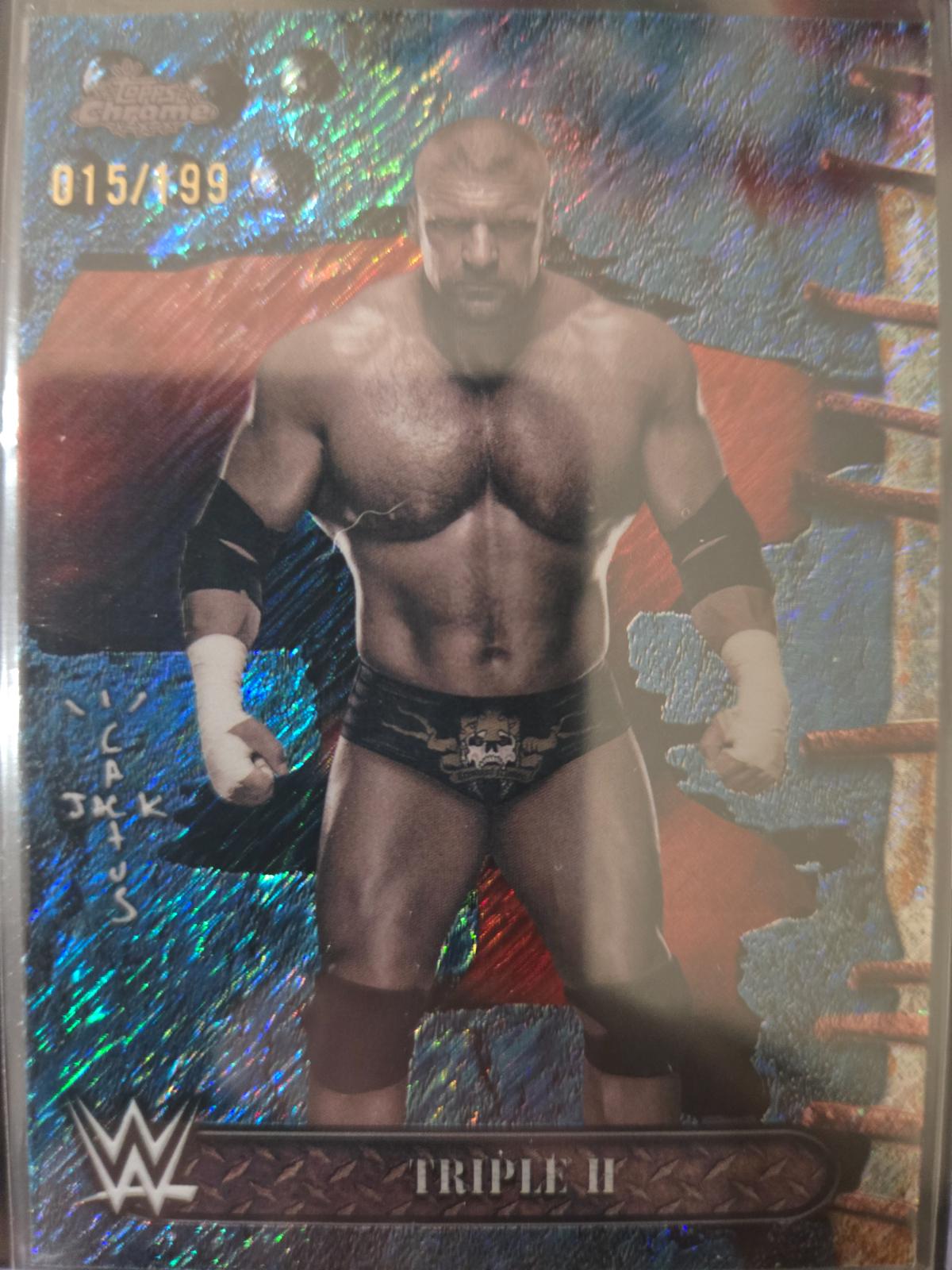 Triple H [Aqua Shimmer Refractor] #30