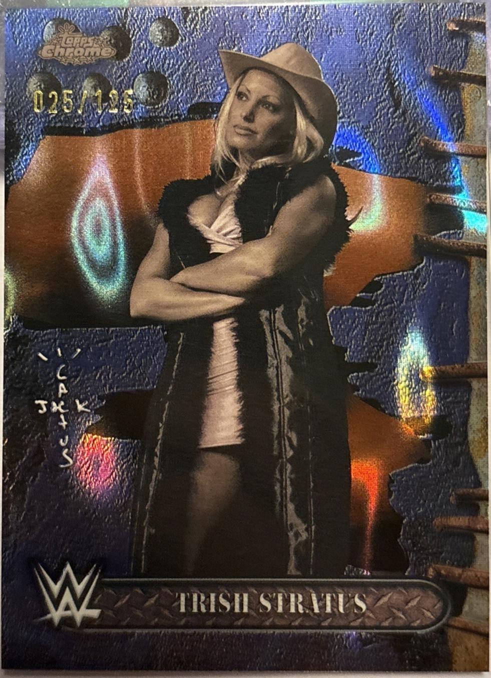 Trish Stratus [Blue Sonar Refractor] #9
