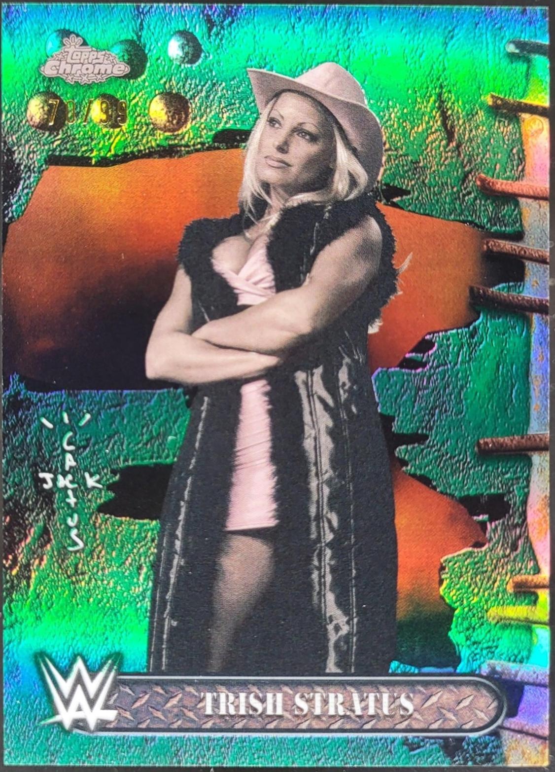 Trish Stratus [Green Refractor] #9