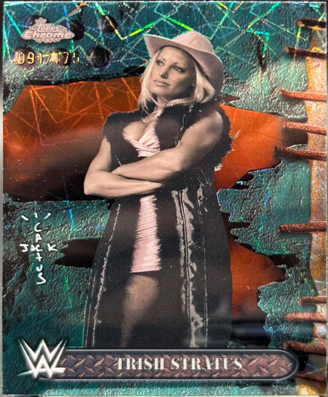 Trish Stratus [Teal Lasers Refractor] #9