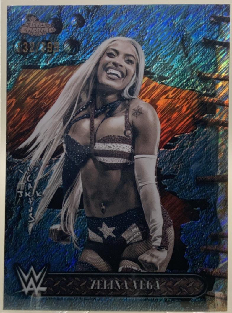 Zelina Vega [Aqua Shimmer Refractor] #38