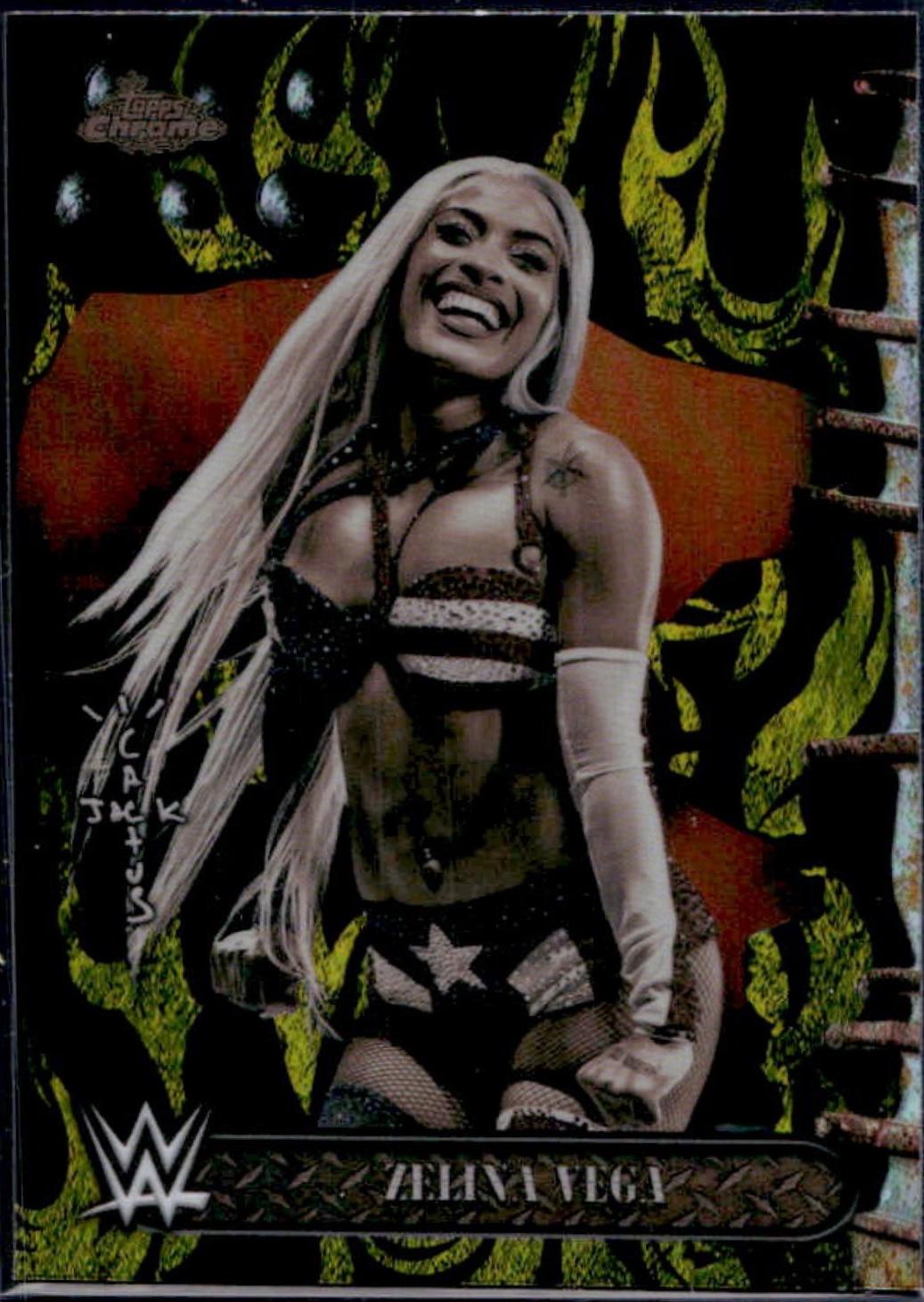 Zelina Vega [Black Yellow Refractor] #38