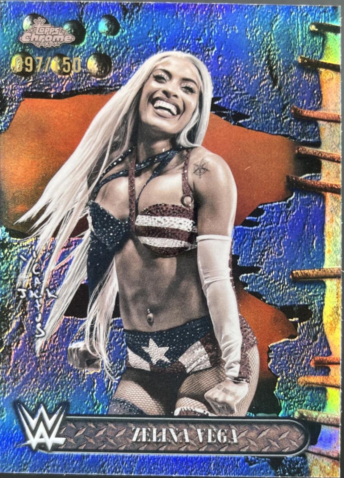Zelina Vega [Blue Refractor] #38