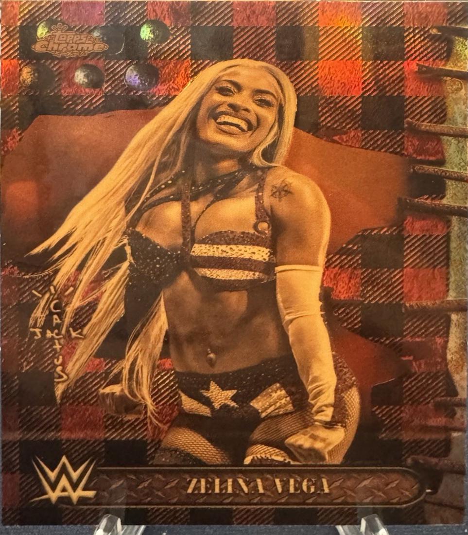 Zelina Vega [Red Black Refractor] #38