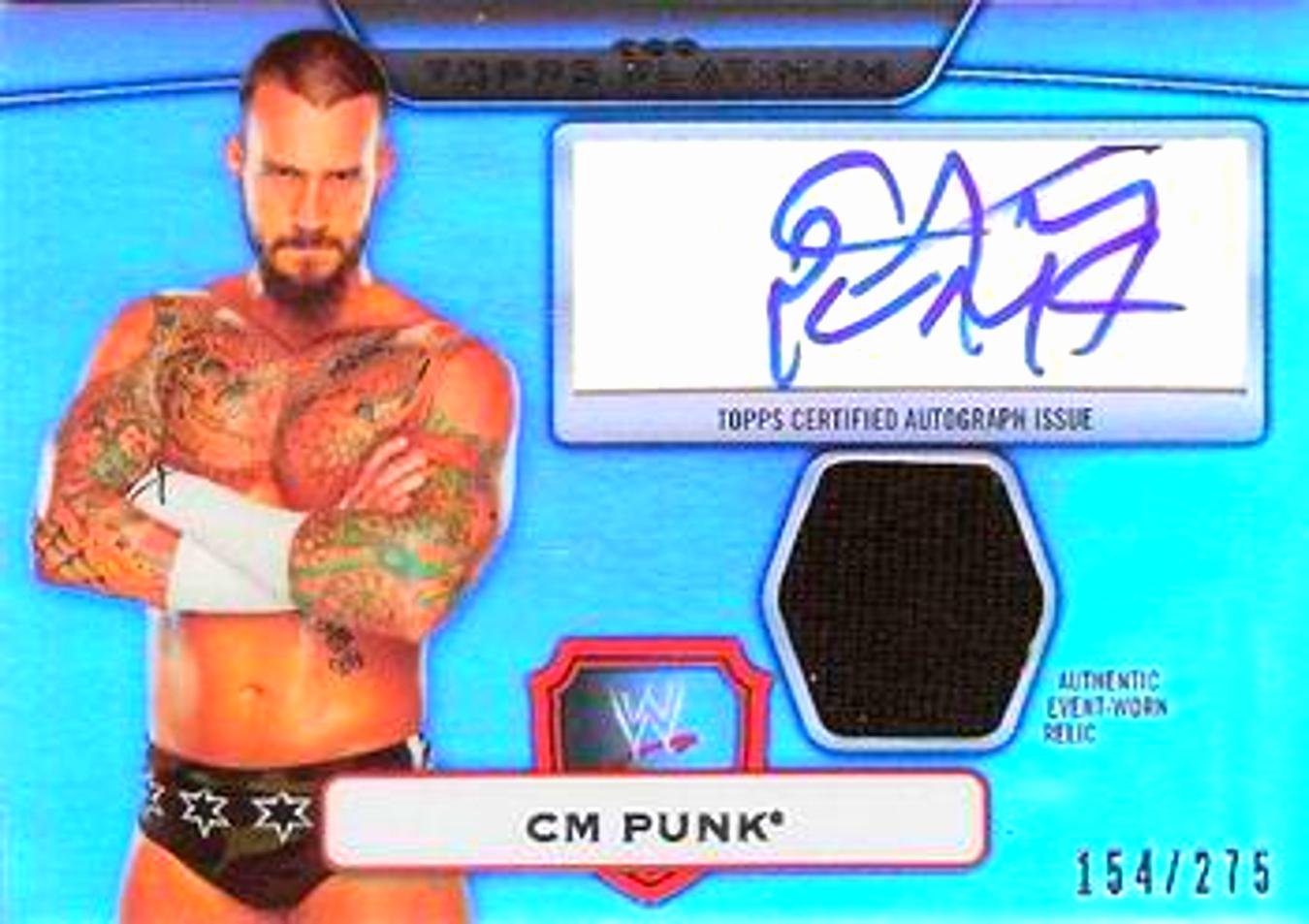 CM Punk [Autograph Relic] #48