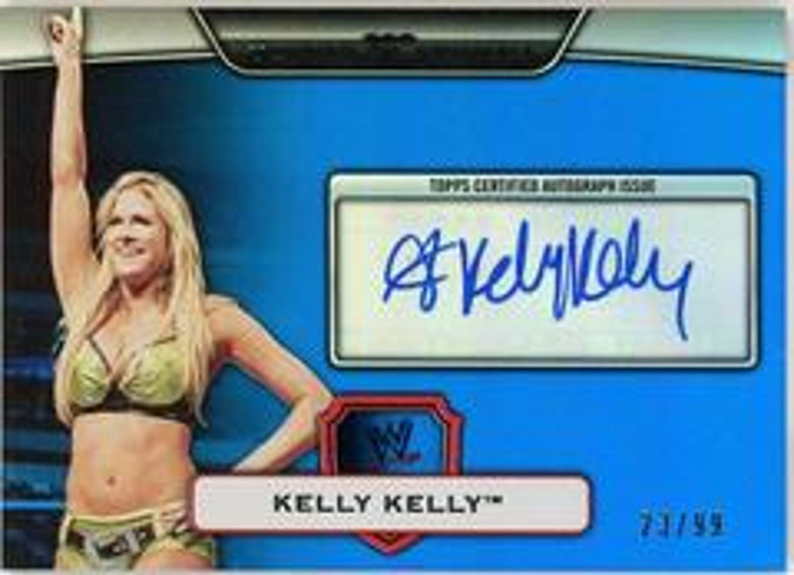 Kelly Kelly [Autograph Blue] #64