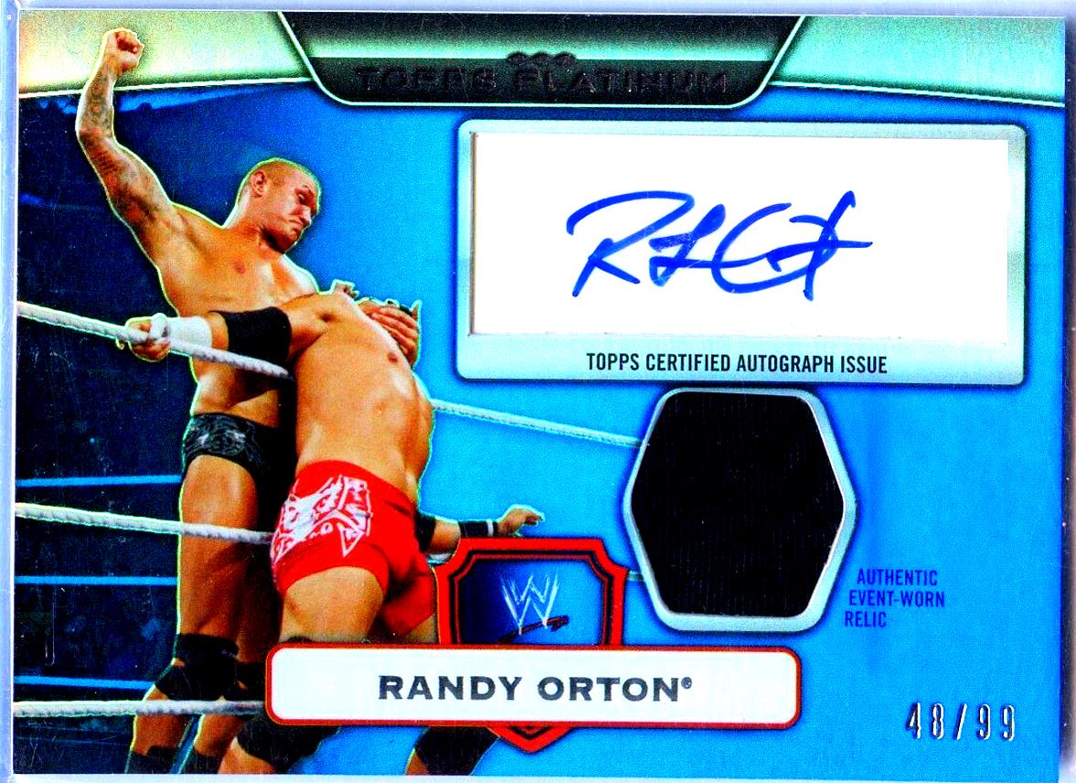 Randy Orton [Autograph Relic Blue] #97