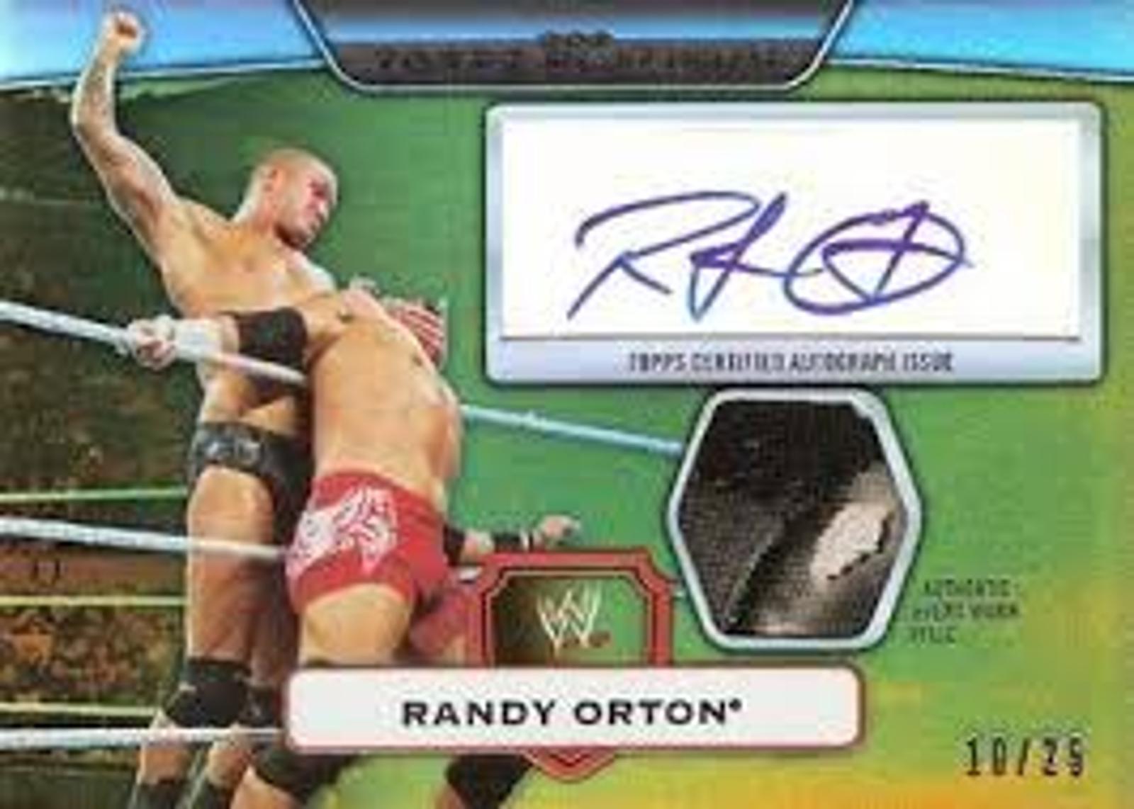 Randy Orton [Autograph Relic Gold] #97