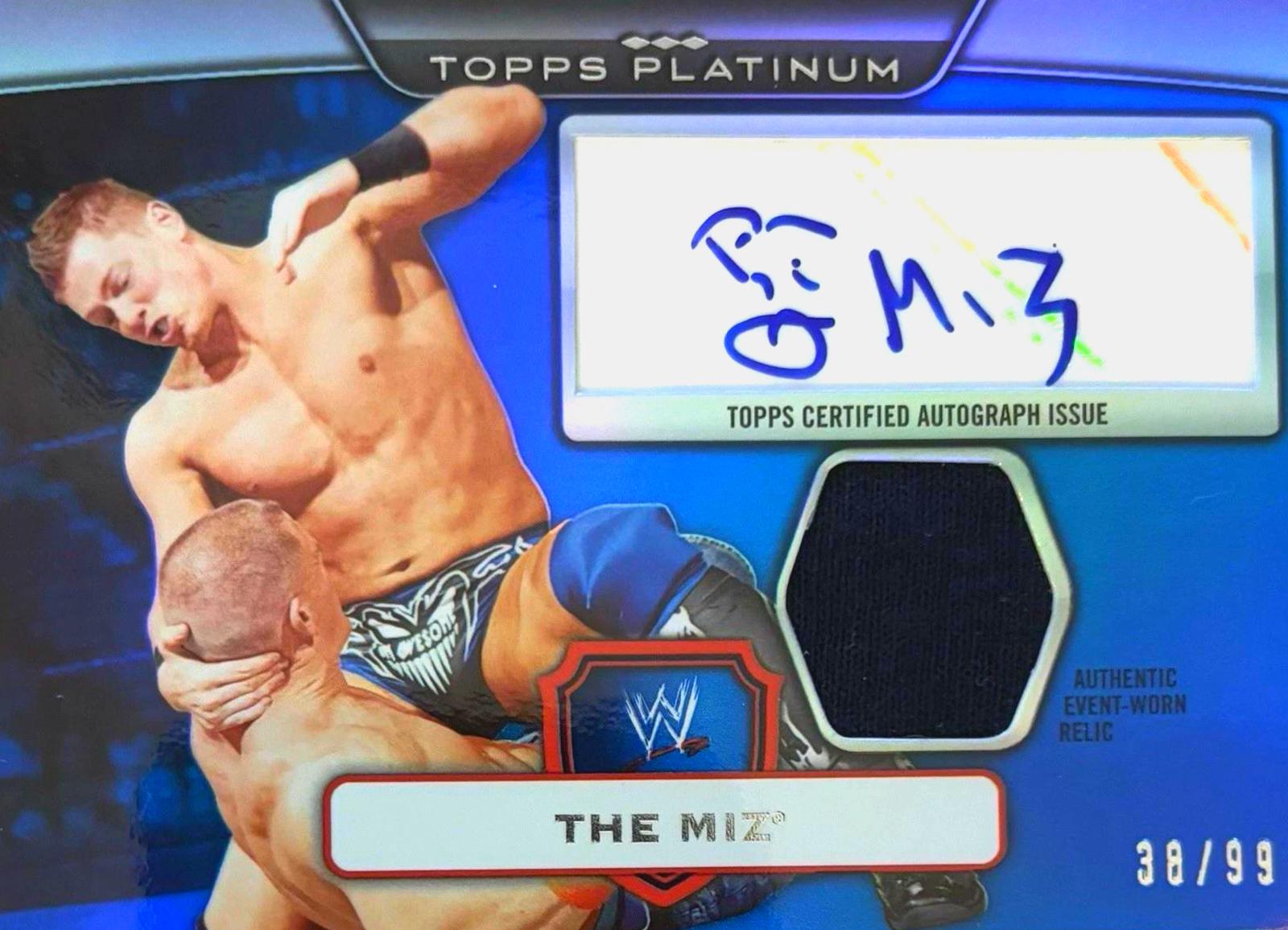 The Miz [Autograph Relic Blue] #8