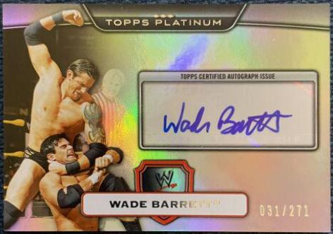 Wade Barrett [Autograph] #114