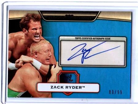 Zack Ryder [Autograph Blue] #60