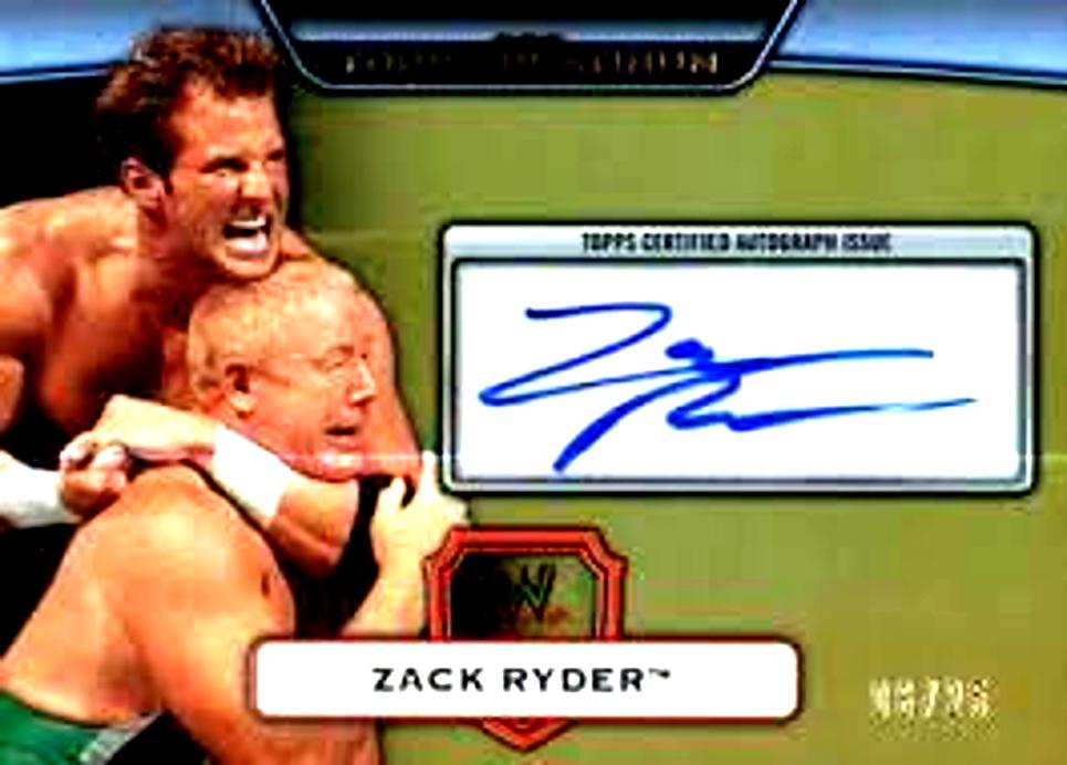 Zack Ryder [Autograph Gold] #60