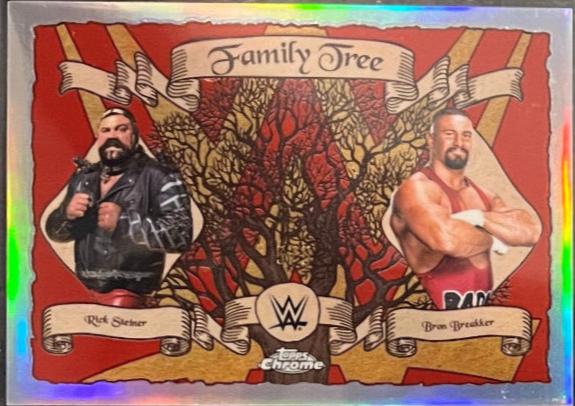 Bron Breakker / Rick Steiner [Red Refractor] #FT-ST