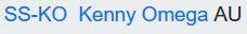 Kenny Omega #SS-KO