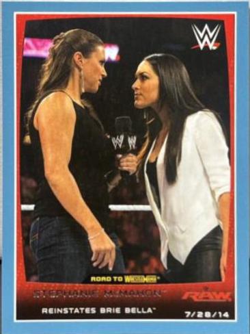 Stephanie McMahon, Brie Bella [Blue] #38