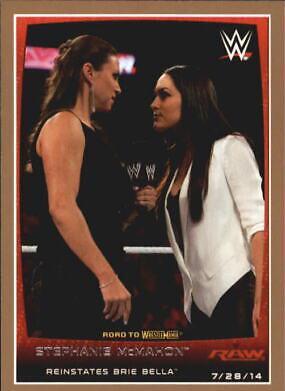 Stephanie McMahon, Brie Bella [Bronze] #38