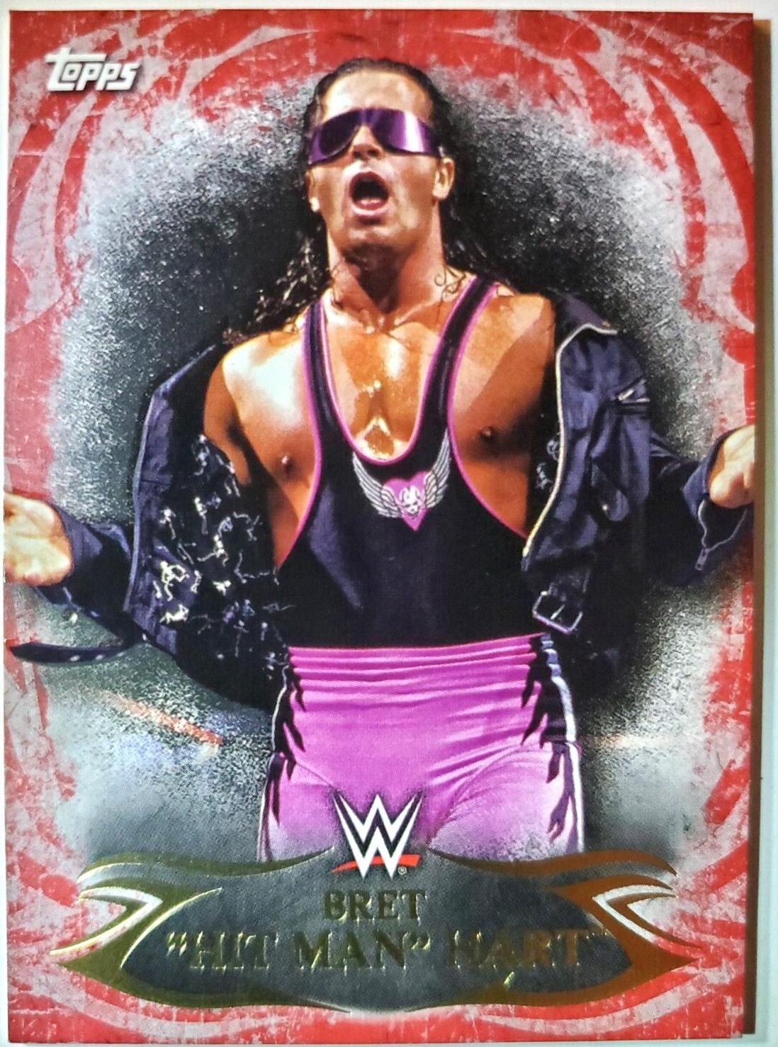 Bret Hit Man Hart [Red] #30