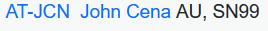 John Cena #AT-JCN