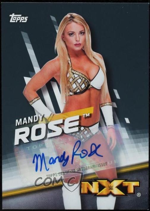 Mandy Rose [Silver Autograph] #43